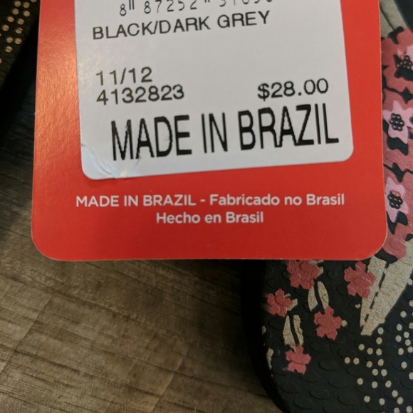 Sale🎉New! Havaianas Floral Print Flip Flops - Picture 4 of 6